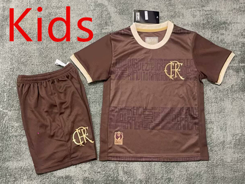 2025-26 Flamengo Special Edition Brown Kids/Youth Soccer Uniform-2483