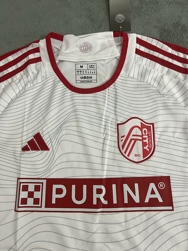 (S-4XL) 2024-25 St. Louis City SC Away White Thailand Soccer Jersey AAA-4506
