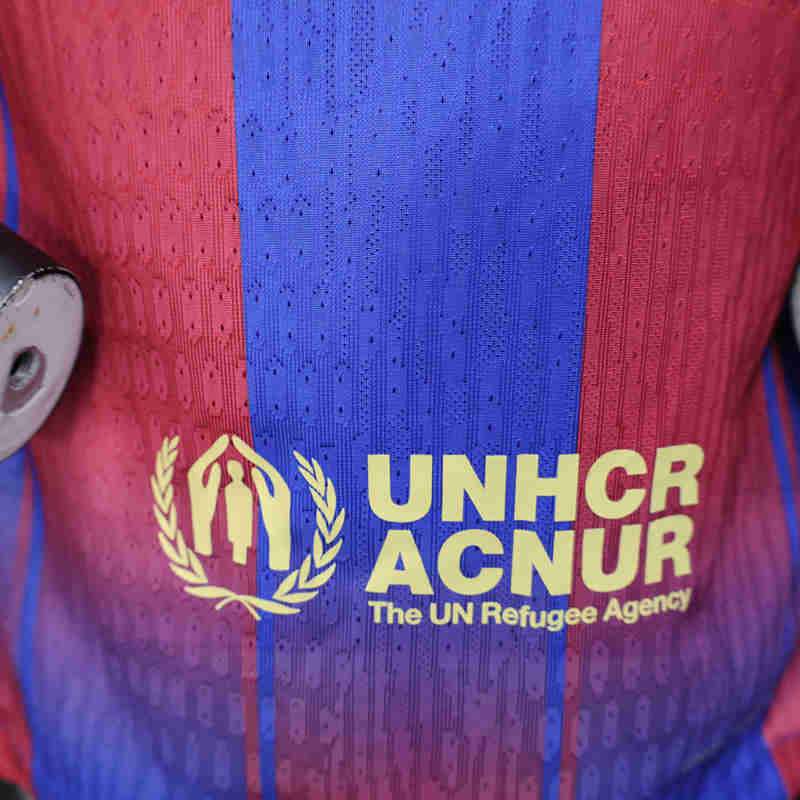 Player Version 2025-2026 Barcelona Home Red&Blue Thailand Soccer Jersey AAA-888