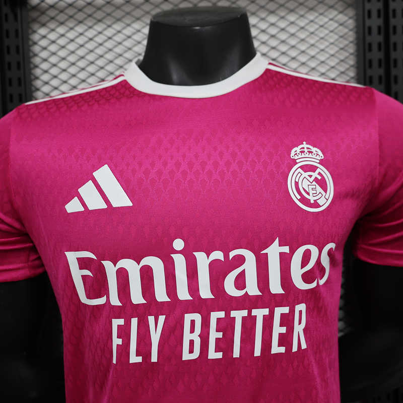 Player Version 2025-2026 Special Version Real Madrid Pink Thailand Soccer Jersey AAA-888