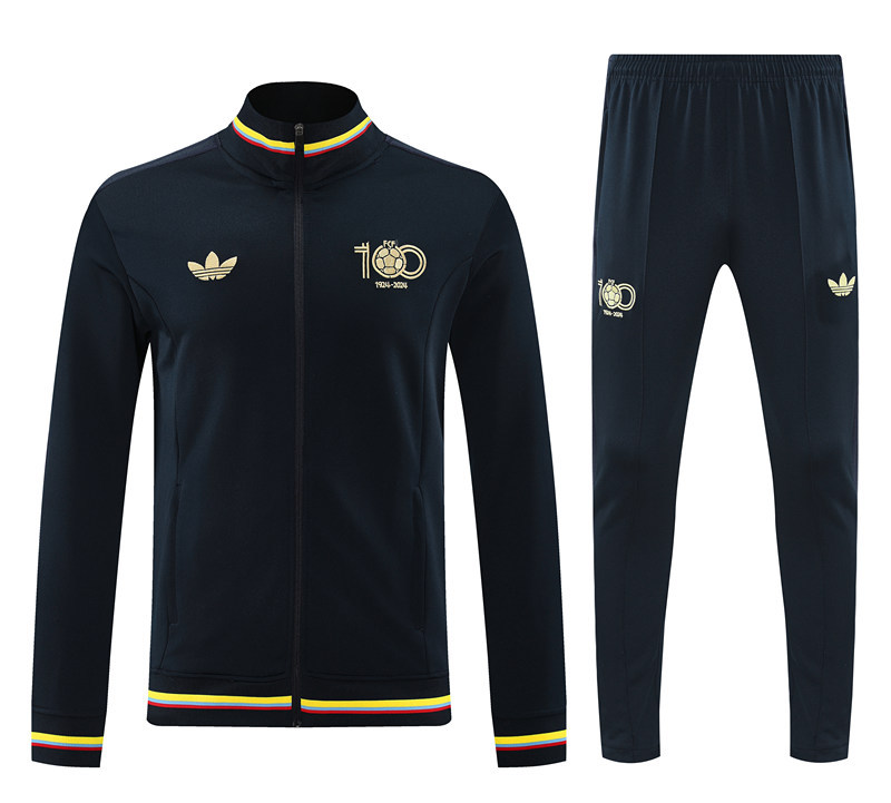 2024-2025 Colombia Black Thailand Soccer Jacket Uniform-4627