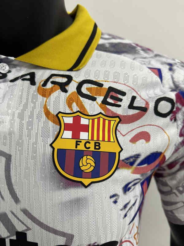 2025-2026 Special Version Barcelona Black&Gray Thailand Soccer Jersey AAA-0594