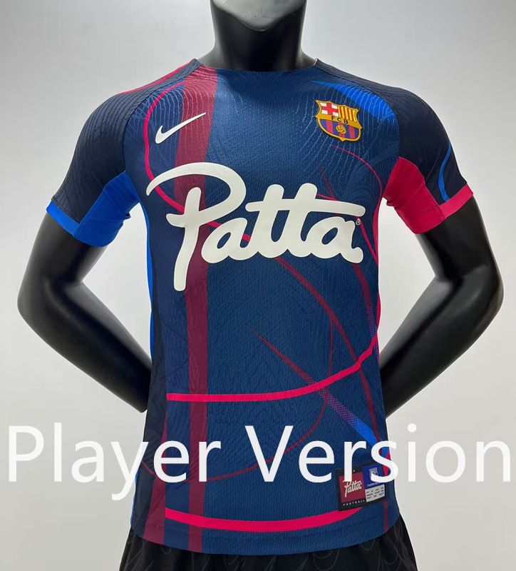 Player Version 2024-25 Special Version Barcelona Blue Thailand Soccer Jersey AAA-7902