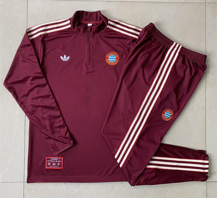 2025-26 Bayern München Red Thailand Soccer Tracksuit-815