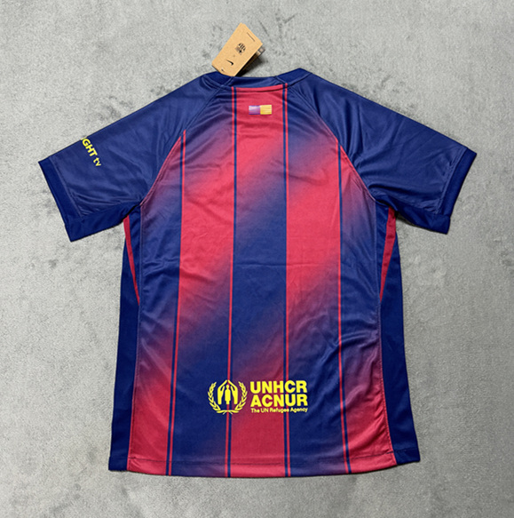 (S-4XL) 2025-26 Barcelona Home Red&Blue Thailand Soccer Jersey AAA-4506