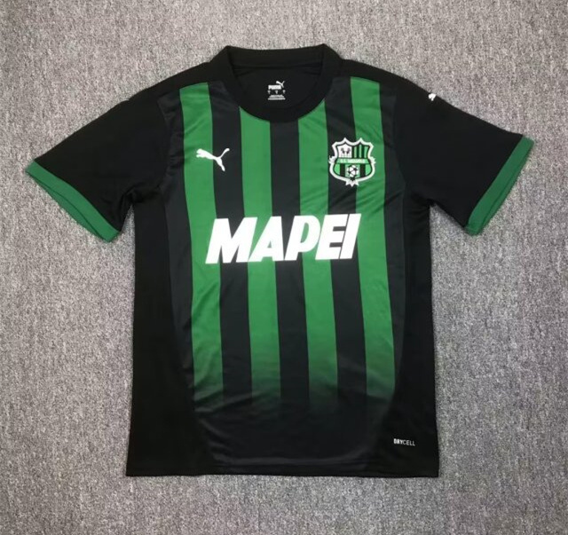 2024-2025 US Sassuolo Calcio Home Black&Green Thailand Soccer Jersey AAA-0388