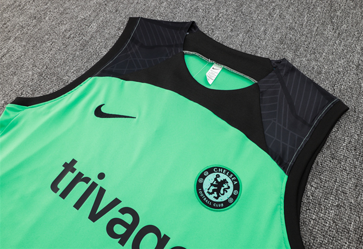 2023-2024 Chelsea Green Thailand Soccer Vest Tracksuit Uniform -815
