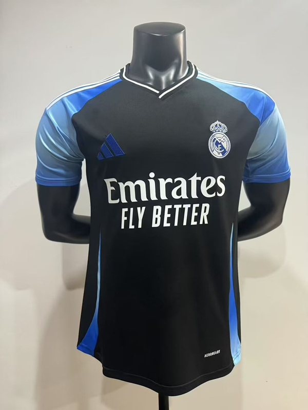 2025-26 Real Madrid Black Thailand Soccer Jersey AAA-2483