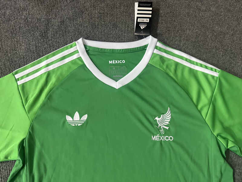 2025-2026 Mexico Goalkeeper Green Thailand Soccer Uniform-6784