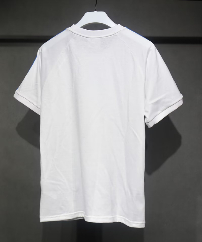 Retro Version Italy White Cotton T-shirt-518