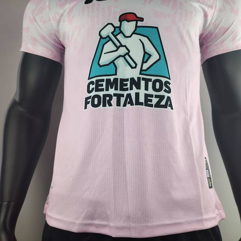 Player Version 2024-2025 Club León Away Pink Thailand Soccer Jersey AAA-7148