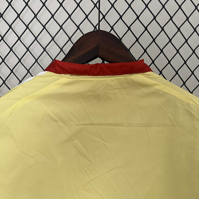 2024-2025 Spain Yellow&Red Thailand Double-Sided Wear Thailand Trench Coats-0255