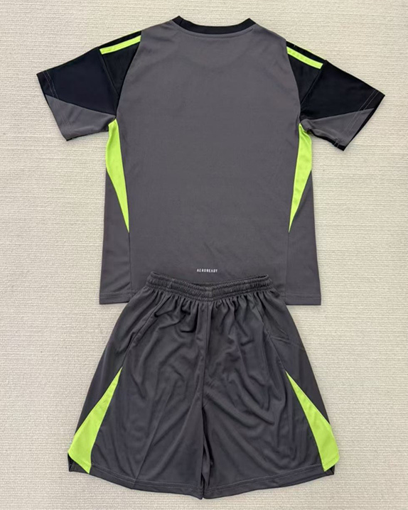 2025-2026 Real Madrid Goalkeeper Grey Soccer Uniform-AY