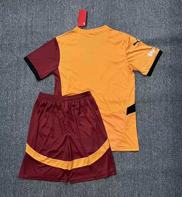 2024-2025 Galatasaray SK Home Red&Yellow Kids/Youth Soccer Uniform-7209