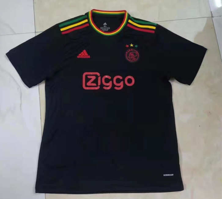 2021-2022 Ajax 3rd Away Black Thailand Soccer Jersey AAA