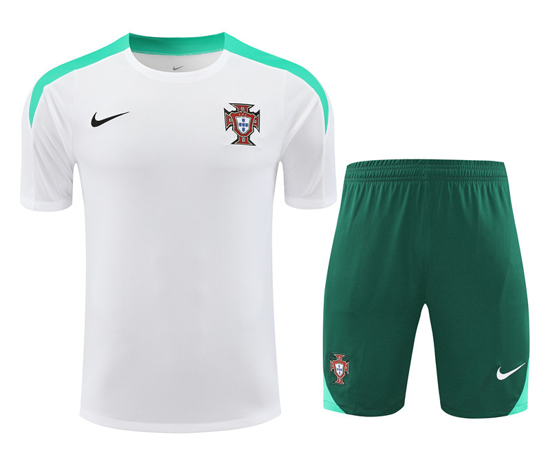 2024-2025 Portugal White Thailand Soccer Uniform-418