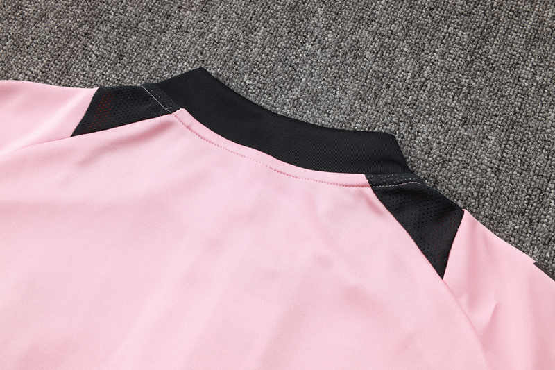 2024-2025 Real Madrid Pink Thailand Soccer Tracksuit-815