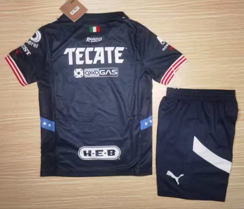 2024-2025 Club World Cup Monterrey Royal Blue Kids/Youth Soccer Uniform-912