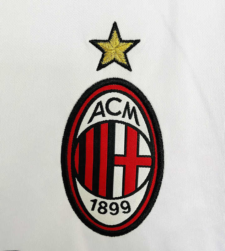Retro Version 09-10 AC Milan Away White Thailand Soccer Jersey AAA-811