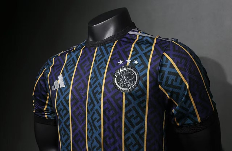 Player Version 2024-2025 Ajax 2nd Away White Thailand Soccer Jersey AAA