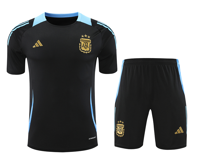 2024-2025 Argentina Black Thailand Soccer Uniform-418