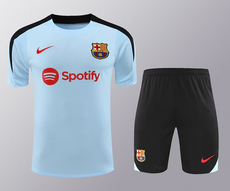 2024-2025 Barcelona Light Blue Thailand Soccer Uniform-418