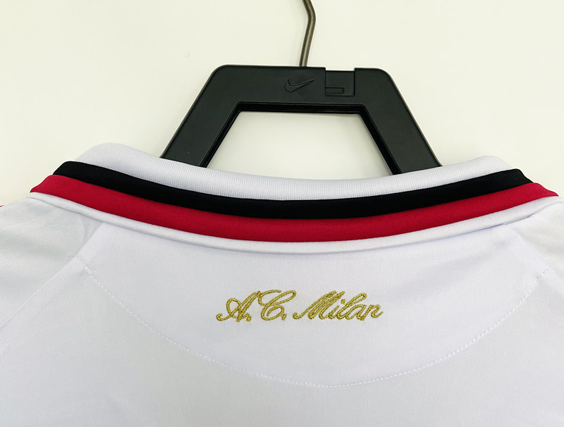 Retro Version 09-10 AC Milan Away White Thailand Soccer Jersey AAA-811