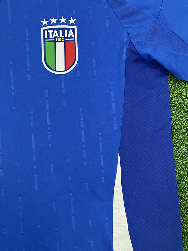 (S-4XL) 2024-2025 Italy Home Blue Thailand Soccer Jersey AAA-403