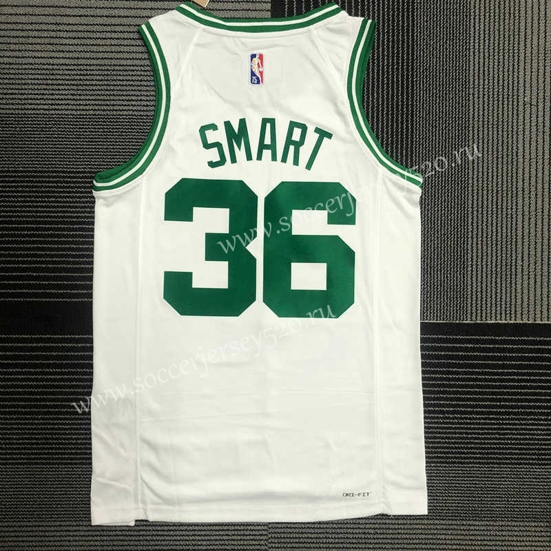75th Anniversary Boston Celtics White #36 NBA Jersey-311