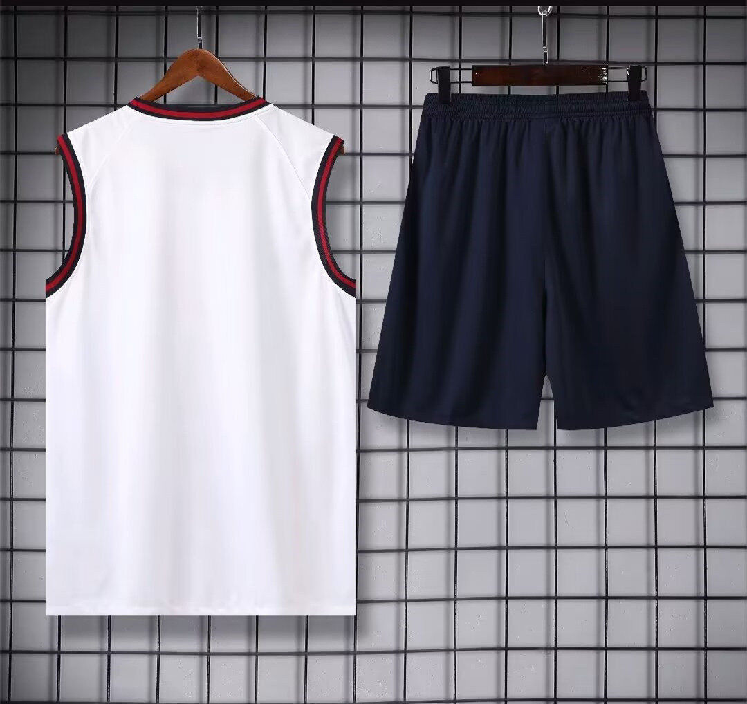 2024-2025 Barcelona White Thailand Soccer Vest Uniform-418