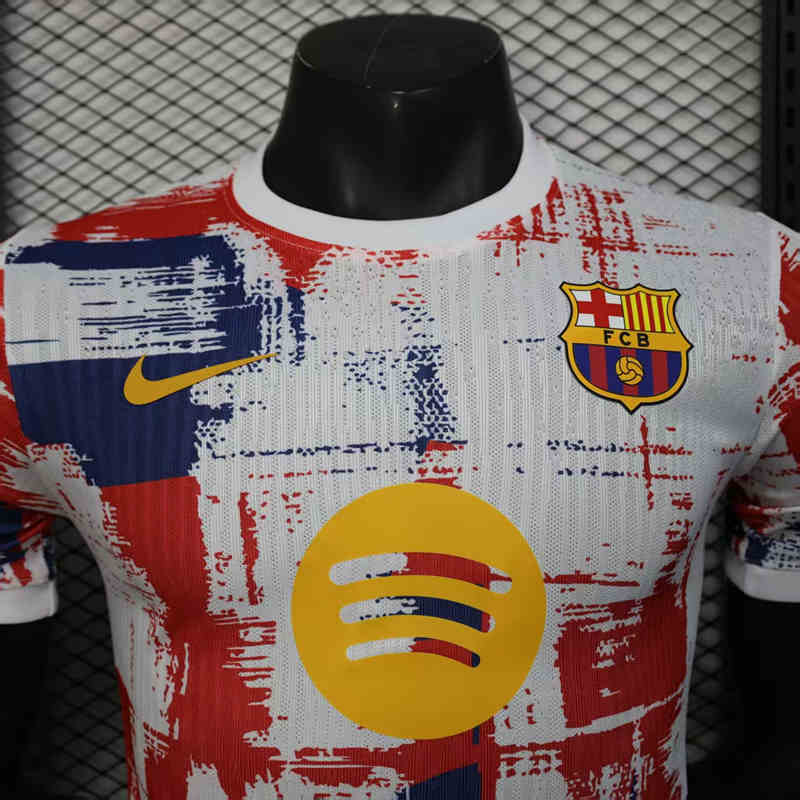 Player Version 2025-2026 Barcelona Red &White Thailand Soccer Jersey AAA-888