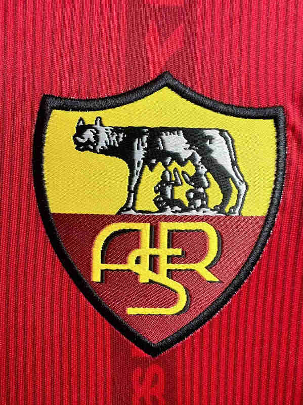 Retro Version 99-00 Roma Home Red Thailand Soccer Jersey AAA-811