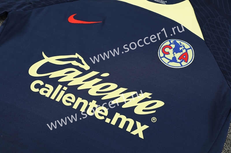 2024-2025 Club America Royal Blue Thailand Soccer Uniform-418