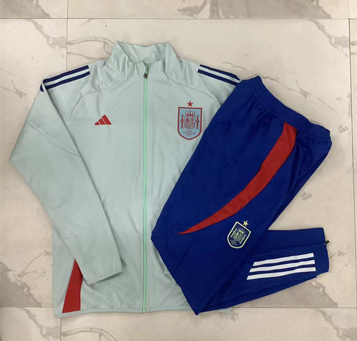 2024-2025 Spain Light Green Thailand Soccer Jacket Unifrom-815