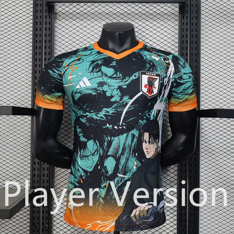 Player Version 2025-2026 Special Version Japan Black&Blue Thailand Soccer Jersey AAA-888