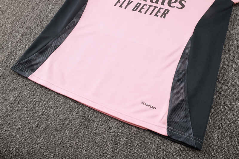 2024-2025 Real Madrid Pink Thailand Soccer Tracksuit-815