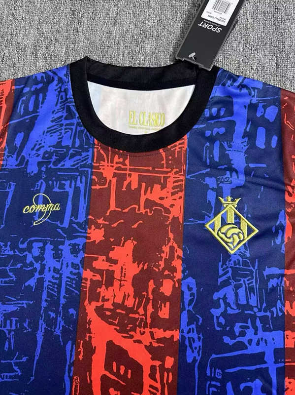 2024-2025 Joint Version Barcelona&Argentina Red&Blue Thailand Soccer Jersey AAA-2386