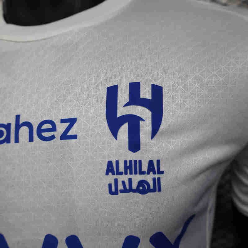 Player Version 2025-2026 Al Hilal SFC Away White Thailand Soccer Jersey AAA-888