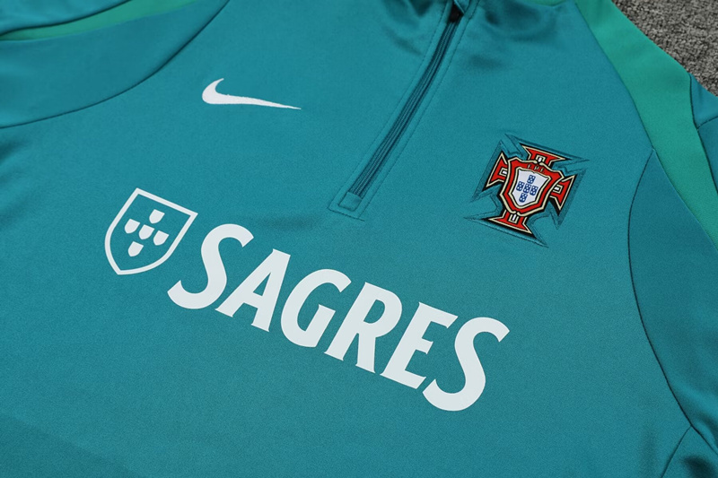 2024-2025 Portugal Green Thailand Soccer Tracksuit-4627