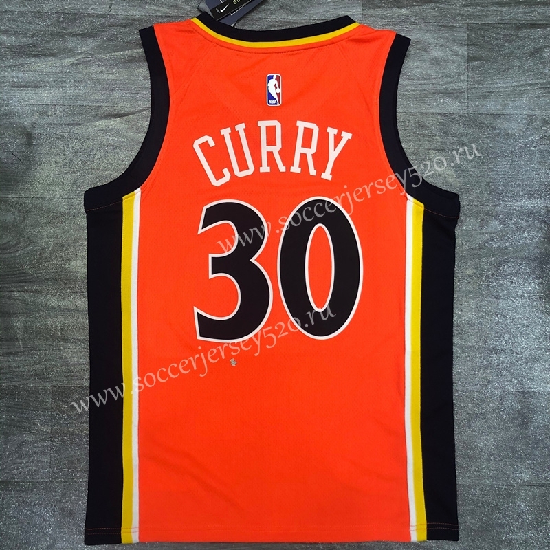 Golden State Warriors Orange #11 NBA Jersey-311