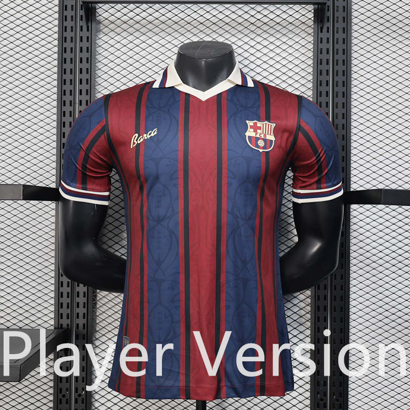 Player Version 2025-2026 Barcelona Red &Blue Thailand Soccer Jersey AAA-888