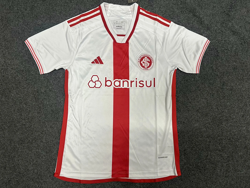 (S-4XL) 2024-2025 Brazil SC Internacional Away White Thailand Soccer Jersey AAA-GB