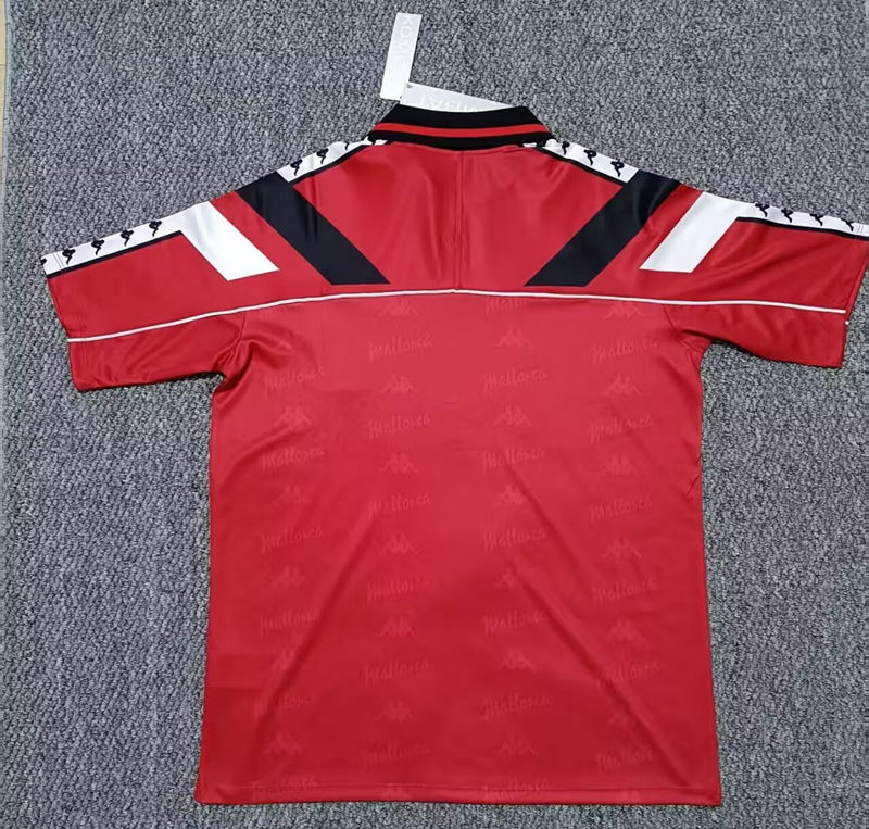 Retro version 1994-1995 RCD Mallorca Home Red Thailand Soccer Jersey AAA-0141