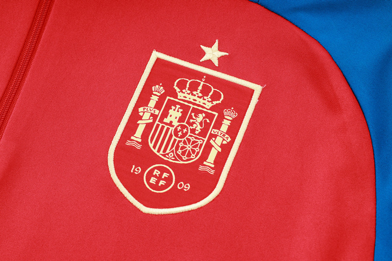 2024-2025 Spain Red Thailand Soccer Tracksuit-815