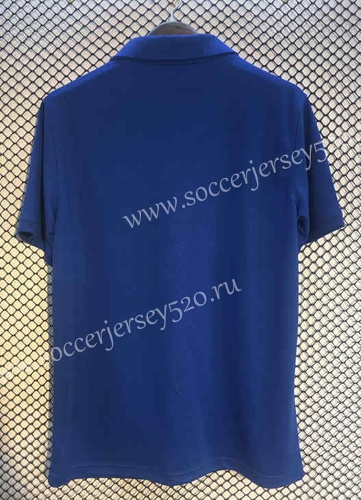 Retro Version 57-62 Brazil Blue Thailand Soccer Jersey AAA-2669