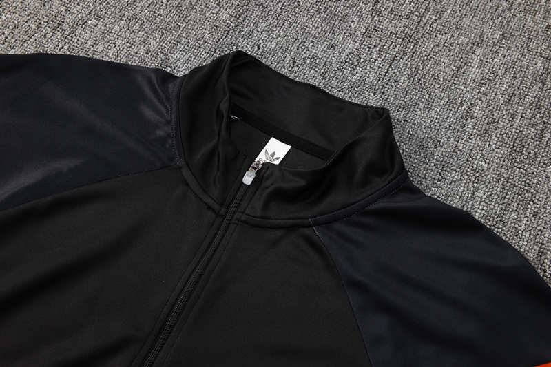2024-2025 Flamengo Black Thailand Soccer Tracksuit-815