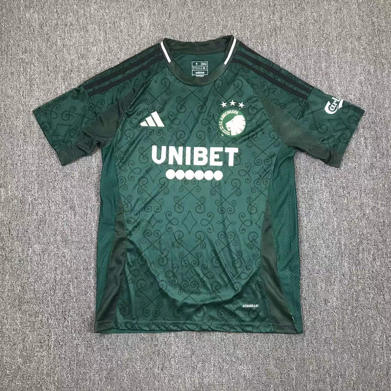 2024-2025 F.C. Copenhagen 2nd Away Green Thailand Soccer Jersey AAA-417