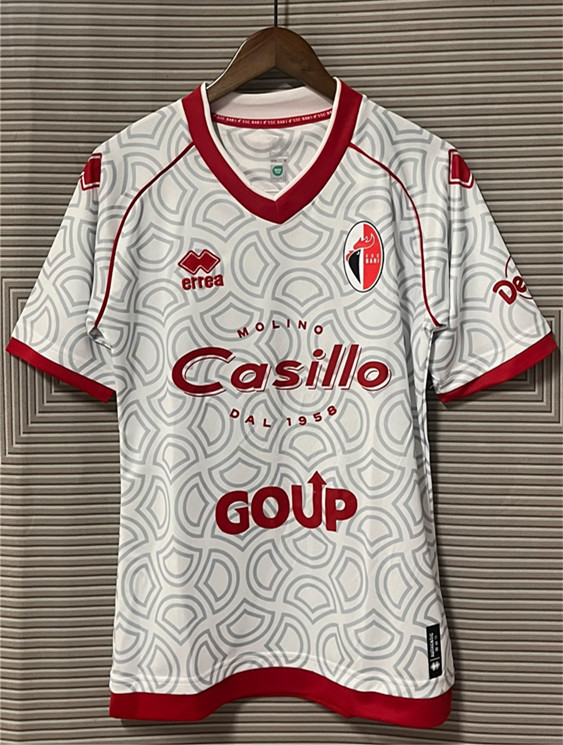 2024-2025 SSC Bari White Thailand Soccer Jersey AAA-9171