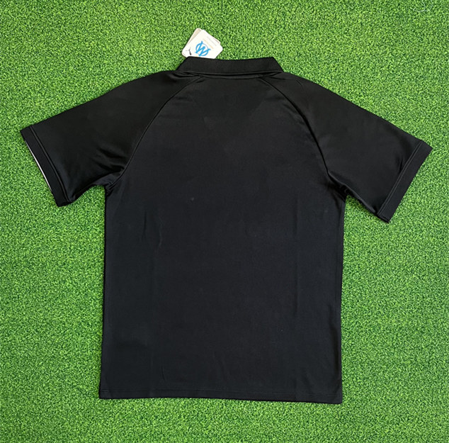 (S-4XL) 125th Anniversary Olympique de Marseille Black Thailand Sccer Jersey AAA-403