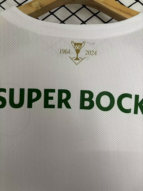2024-2025 Commemorative Version Sporting Clube de Portugal White Thailand Soccer Jersey AAA-6032